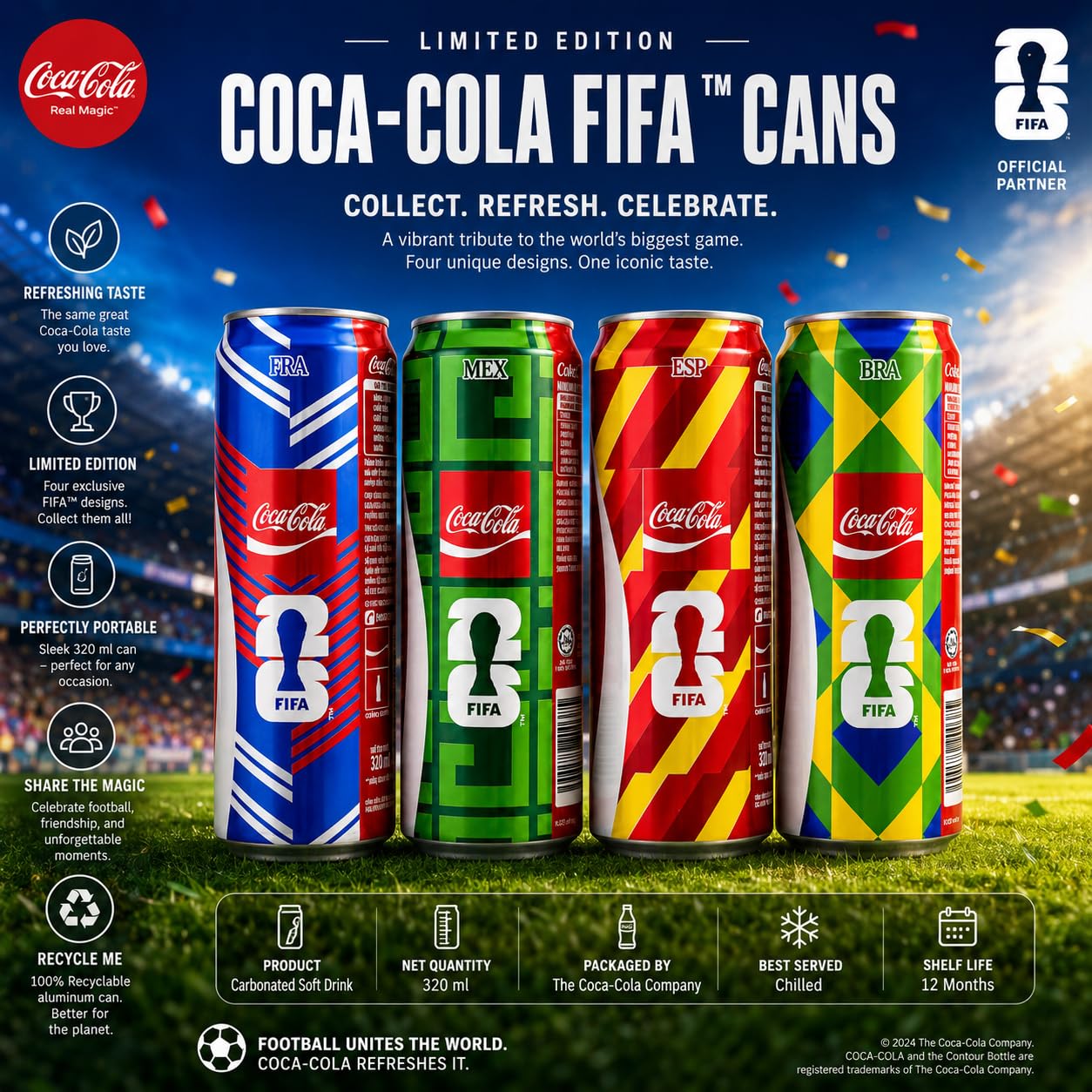 FIFA Coca-Cola Limited Edition Can Collection